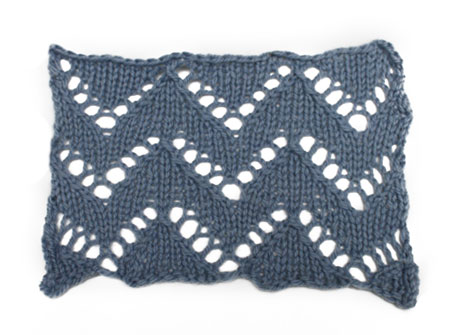 how to block acrylic knitted garments