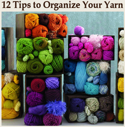 12 tips list how to organize yarn stash shelves tricks lion brand