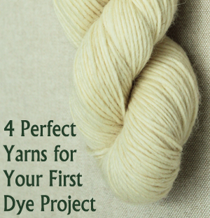4 Perfect Yarns for Your First Dye Project