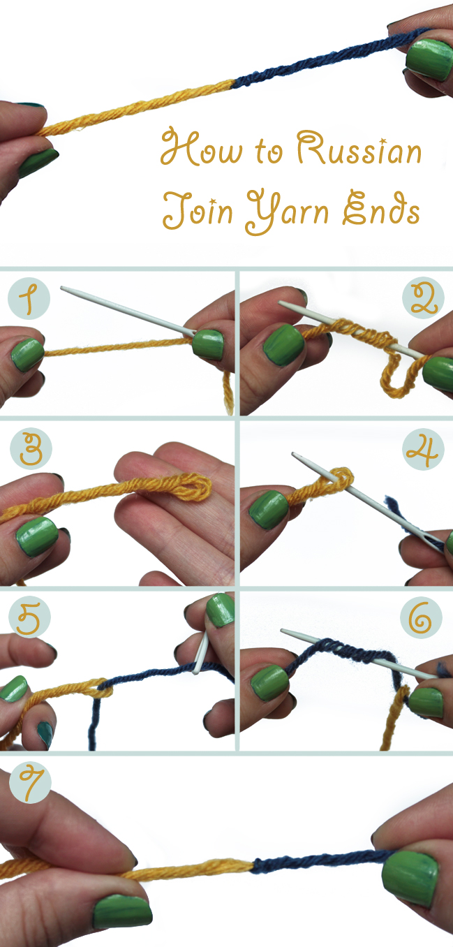 How to Russian Join Yarn Ends in 7 Easy Steps