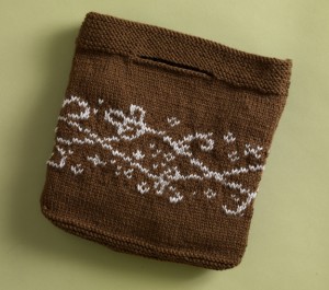 Unfelted Knit Branching Out Bag