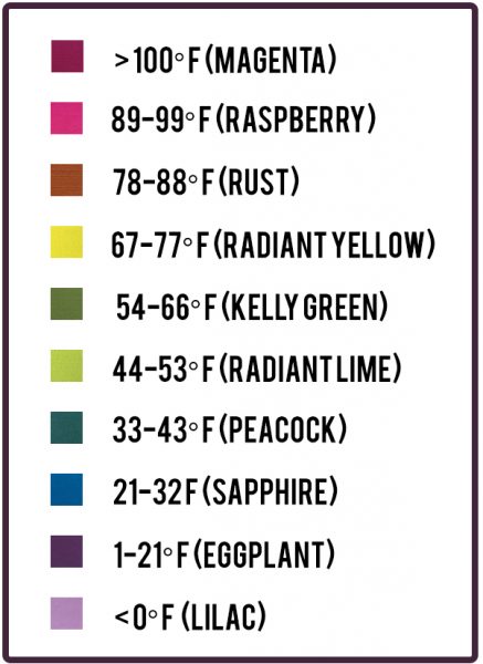 Vanna's Choice Color Chart