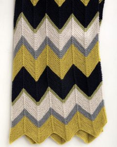 Updated Ripple Afghan Knit