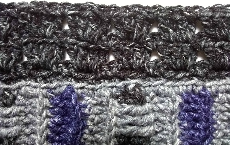 Phoenix Wrap Crochet-a-Long in Lion Brand Jeans by Underground Crafter - Part 2 Sneak Peek
