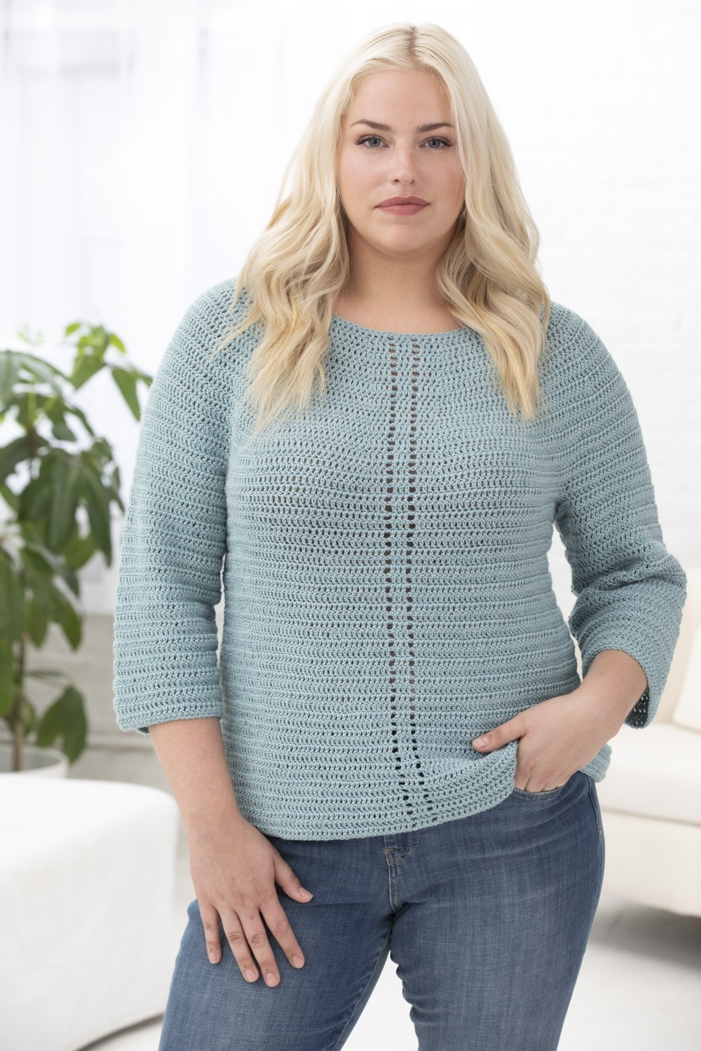 Light and Easy Sweater in Glacier Gray