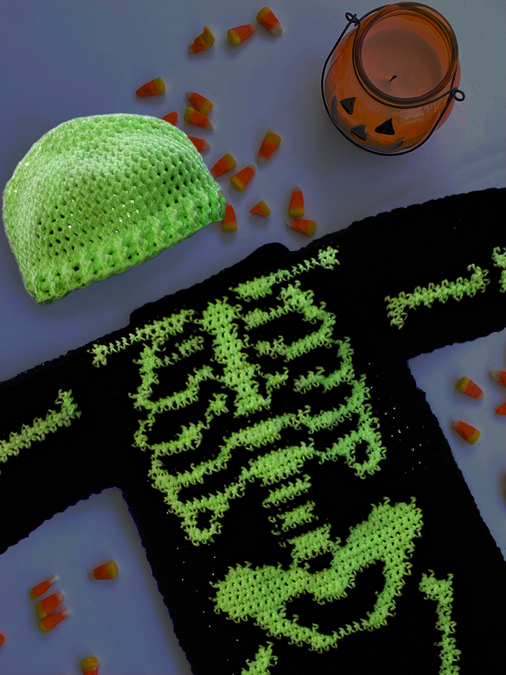 Skeleton Baby Costume Crochet