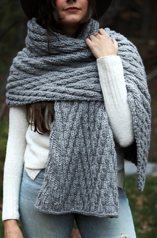 Elysian Blanket Scarf Knit