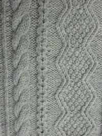 Kristy sweater cable closeup