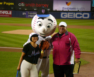 Lily Chin, Mr. Met, and Jack