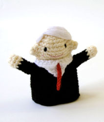 John McCain Finger Puppet Pattern Crochet