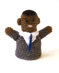 Barack Obama Finger Puppet Pattern Crochet