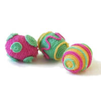 Easter eggs yarn