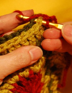 Single crochet seam