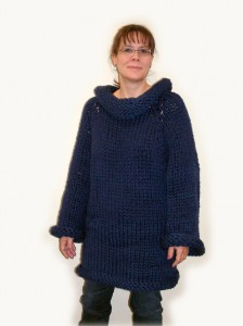 Casual Comfort Pullover Pattern Knit