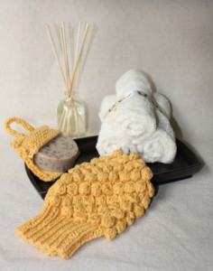 Spa Scrubby and Soap Pocket Knit