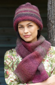 Striking Hat and Scarf