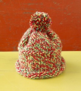 Colorful Beginners Hat Pattern Knit