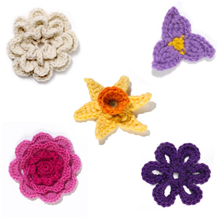 3D Crochet Flower - A Free Pattern