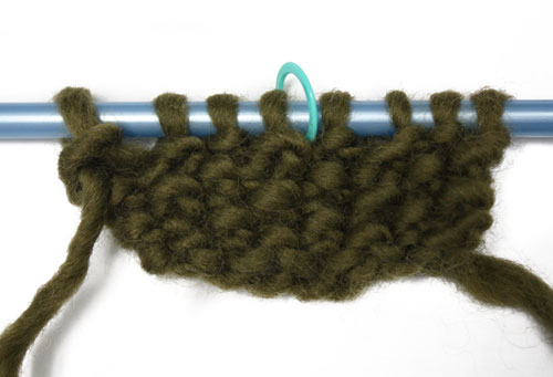 Closed Stitch Marker while Knitting