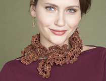 Ruffle Necklace Scarf