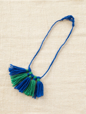 Blue Bayou Tassle Necklace