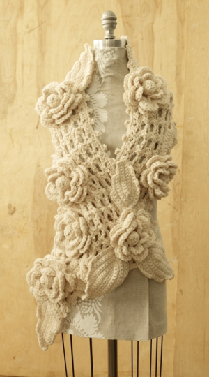 Irish Lace Scarf Crochet