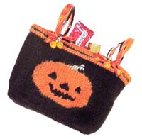 Felted Halloween Trick or Treat Bag