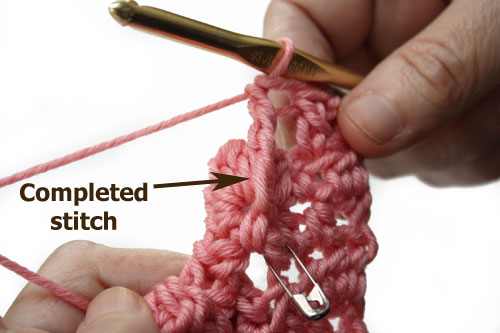Front post treble crochet complete