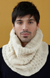 Knit Cabled Cowl