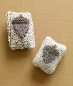 Felted Soap Cozy With Acorn Knit