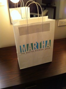 Martha Stewart Show Goodie Bag