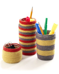 Wrapped Desk Organizers