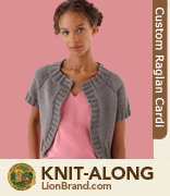 Custom Raglan Cardi Knit Along