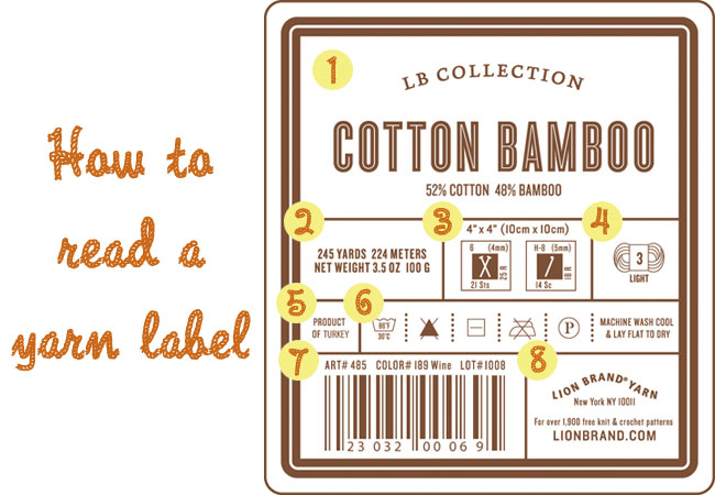 Yarn Label & Care – Lion Brand Yarn