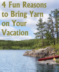 Take yarn with you when you travel