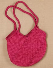 Loom Woven and Knit Bag