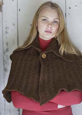 Knit Felted Capelet