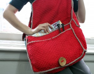 Loom Woven Courier Bag