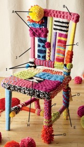 Yarn Bomb Chair