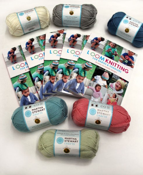 Enter Lion Brand's Loom Knitting Book & Yarn Giveaway
