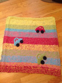 gallery Baby Throw with Applique