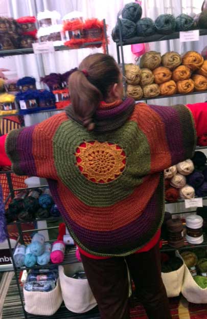 Fan with Sunset Shrug