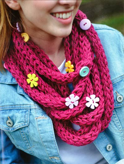 button love scarf