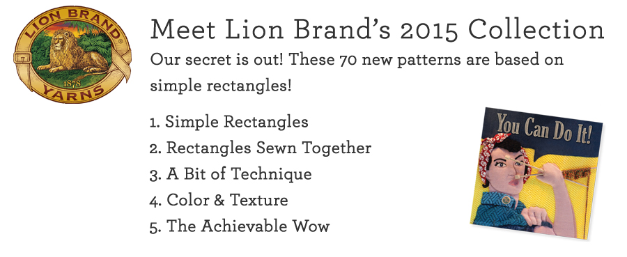 Lion Brand Simple Rectangles
