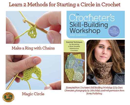 Learn 2 Methods for Crocheting a Circle