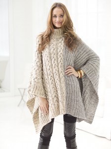 Chatsworth Cable Poncho