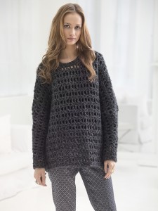 Crochet Oversized Popover Top