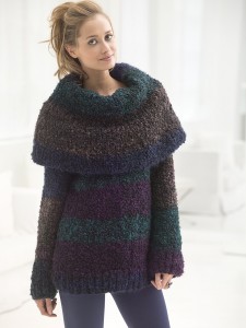 Knit Cozy Cowl Pullover