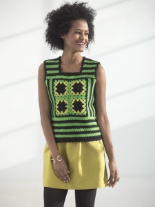 Crochet Electric Granny Vest