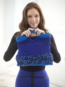 Crochet Moody Blue Bag